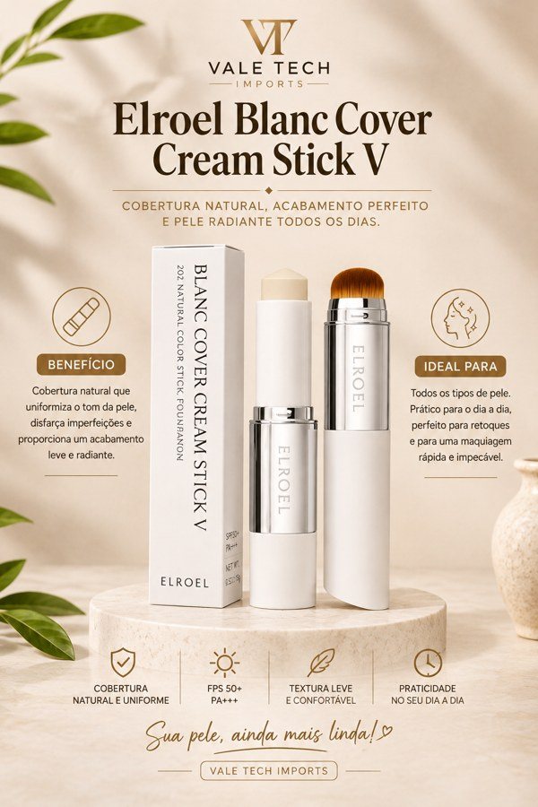 ELROEL Blanc Cover Cream Stick MEDIUM